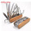(Wood)17 In 1 Mini Folding Knife Sharp Portable For Camping Emergency Self Use Defense 1
