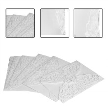 Hochzeitseinladungen 10er Weiß Elegant
