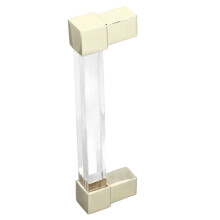 Einzelner Schrankgriff Kristall Gold 96