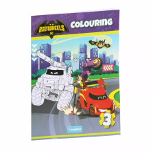 (1 Book) Batwheels Copy Colour Colouring Book 3 for Kids