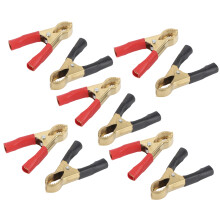Autobatterie Clips Kupfer 50A rot schwarz