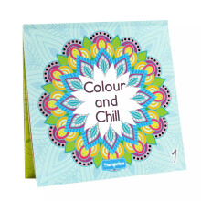 (1 Book) Colour and Chill 1 Adult Mandala Colouring Book