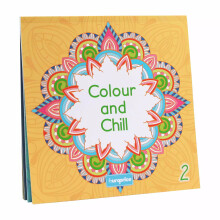 (1 Book) Colour and Chill 2 Adult Mandala Colouring Book