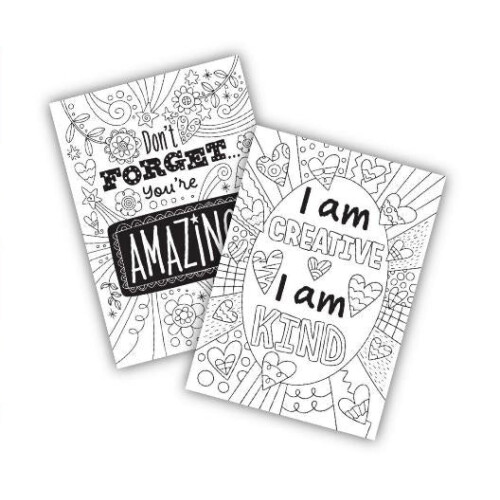 (1 Book) Positive Affirmation Colouring Book 2