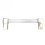 Küchenschrank Griff Gold Acryl 96mm 17