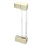 Küchenschrank Griff Gold Acryl 96mm 5
