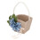 Leinen Korb Blumenmädchen Perlen Tragbar 3