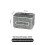 (Gray)Wasserfeste Taschentuchbox mit Multiuse Design für Wohnzimmer Bad und 1
