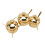 Edelstahl Gewürzregal Set 3 Gläser Gold 12
