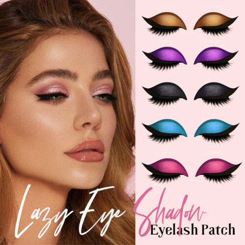 (Black)Eye Makeup Patch With Polyester Fabric For Hasslefree Lash Styling Daily For 1