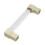Griff Möbel Kristall Optik Gold 96mm 3