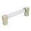 Griff Möbel Kristall Optik Gold 96mm 12