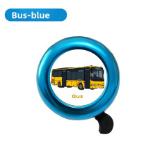 (Bus)Cloche de vélo en aluminium pour enfants avec licorne et design imprimé de voiture profitez d'un son fort clair