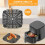Adatto per Friggitrice Chefman 6qt Piastra di Supporto Accessori Friggitrice Piastra Vassoio 6