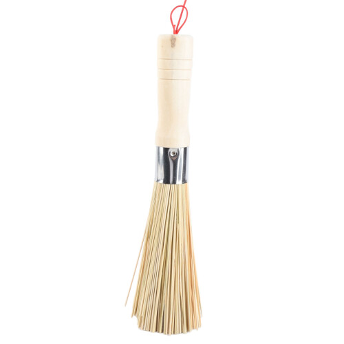 Bambus Spülbürste Topf Reinigung 25 cm 2