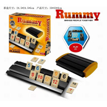(Card Storage)Rummy Card Game For Family Fun And Memory Enhancement With Material Plastic