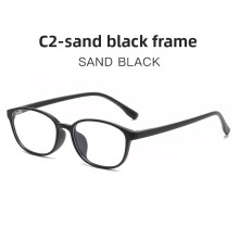 (Sand Black)Fashion Eyewear With Blue Light Blocking Suitable For Elegant Professionals