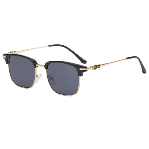 (Black)Retro Square Frame Blue Light Glasses With Antireflective Coating Business For