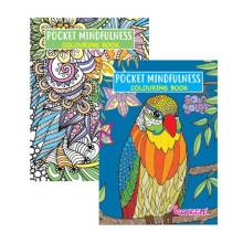 (Single) Pocket Sized A6 Mindfulness Colouring Book