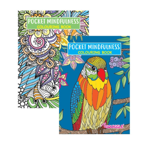 (Single) Pocket Sized A6 Mindfulness Colouring Book