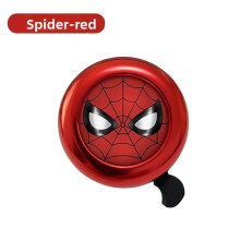 (Spider Man)Campanello Bici Bambini Alluminio Con Unicorno E Stampa Auto Design Goditi Suono Forte Chiaro