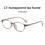 (Light Tea)Fashion Eyewear With Blue Light Blocking Suitable For Elegant Professionals 7