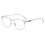 (Silver Black)Retro Square Frame Blue Light Glasses With Antireflective Coating Business For 8