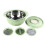 4-in-1 Siebschüssel Set, abnehmbarer Deckel, Grün 20
