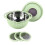 4-in-1 Siebschüssel Set, abnehmbarer Deckel, Grün 19