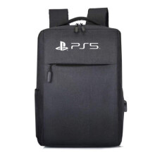 For Ps5 Backpack Canvas Carry Sqaure Bags Black Grey Handbag Storage Accessories
