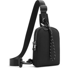 Neue Mini-Umhängetasche für den Außenbereich in Neutral Black