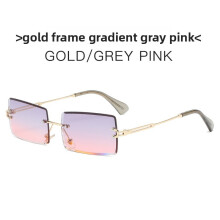 (Style 7)Square Women Sunglasses With Gradient Lenses Uv400 For Festivals And Casual Wear