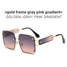 (Style E)Metal Frame Designer Sunglasses With Uv Protection For Travel Fashion Statement