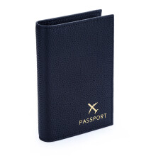 Luxury Slim Passport Holder Black