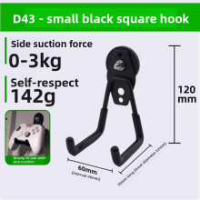 (Black 12x7x6cm)Magnetic Garage Hooks Strong Magnet Storage Hooks For Power Drill Garden Tools Indoor Outdoor