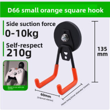 (Orange 13.5x7x6cm)Magnetic Garage Hooks Strong Magnet Storage Hooks For Power Drill Garden Tools Indoor Outdoor