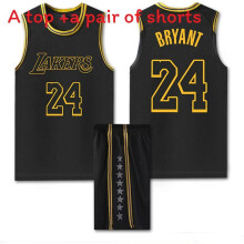(Kids 160cm(30))Kobe Bryant 24 Basketball Jersey Polyester Sportswear For Kids And Adults Comfort