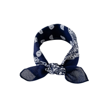 Stylowy kwadratowy szalik NavyBlue