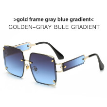 (Style F)Metal Frame Designer Sunglasses With Uv Protection For Travel Statement Fashion
