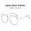 (Silver Gray)Trendy Clear Lens Eyewear With Pc Frame For Faceshaping Blue Light Protection 1