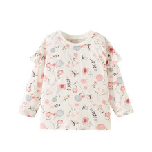 (150)Children Cotton T Shirt Girls Long Sleeve Animal Cartoon Design School Play