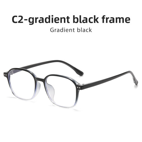 (Gradient Black)Chic Optical Frame With Blue Light Filter For Trendy Work And Leisure Styles