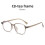 (Plum Purple)Chic Optical Frame With Blue Light Filter For Trendy Work And Leisure Styles 3