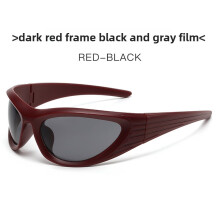 (Red )Y2k Cat Eye Sunglasses With Uv400 Protection For Outdoor Activities Wear