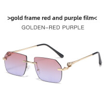 (PinkBlue)Leopard Pattern Fashion Sunglasses With Pc Lenses For Driving Activities Outdoor
