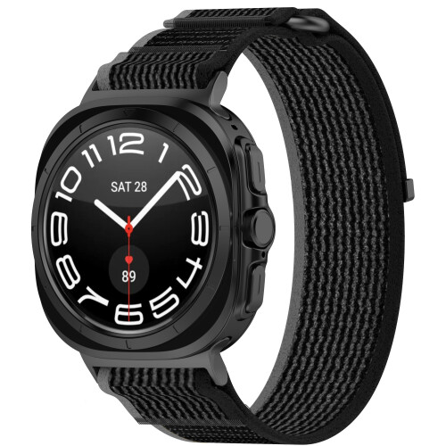 Ceas Samsung Ultra 47mm Trail Nylon Curea Black 2
