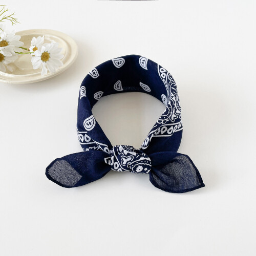 Stilren Fyrkantig Halsduk NavyBlue 1