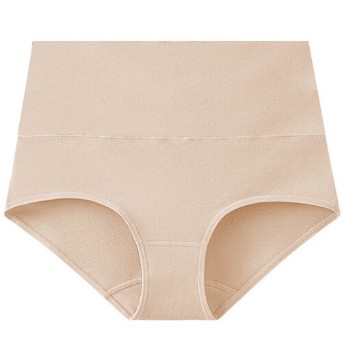 Hoge taille slips (5-pack) Beige XL 1