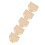 Hoge taille slips (5-pack) Beige XL 5