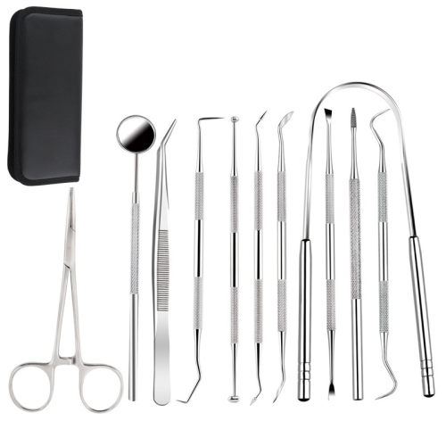 Dentalinstrumente aus Edelstahl, 11-teilig